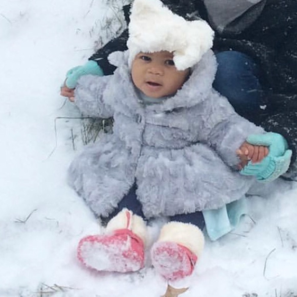 Calvin Klein Faux Fur Coat